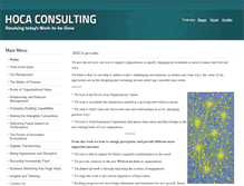 Tablet Screenshot of hocaconsulting.com